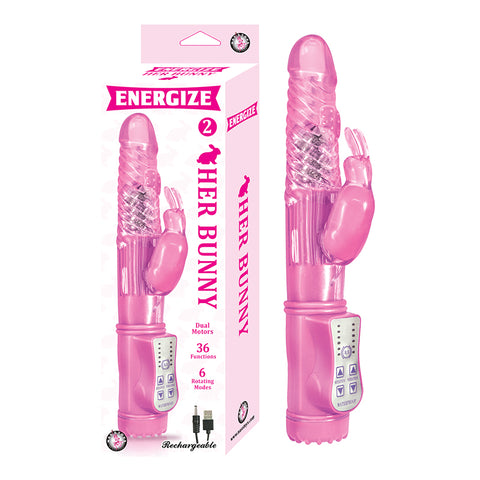 Energize Her Bunny 2 Rechargeable Pink
