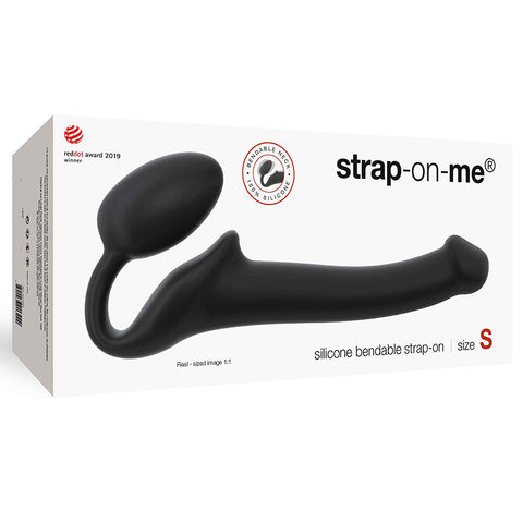 Strap-On-Me Semi-Real Bend Strap-On Bk S