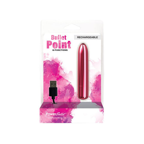 Power Bullet Point Rechargeable Pink