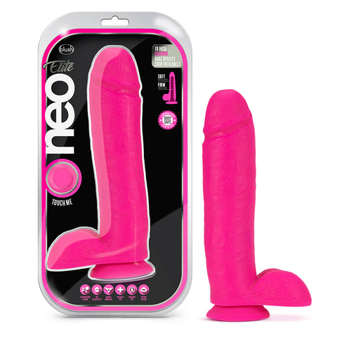 Neo Elite - 10 Inch Silicone Neon Pink