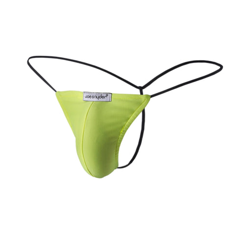 Joe Snyder G-String Polyester-Yellow-One Size Fit Most