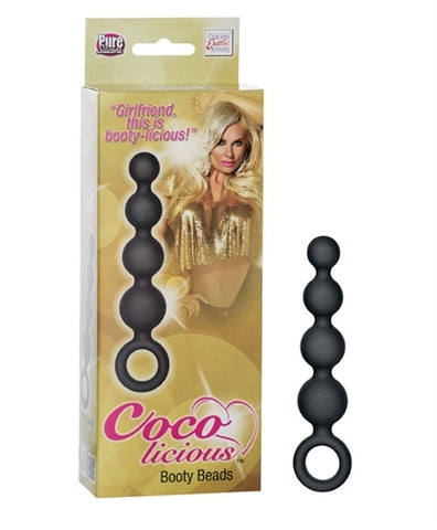 Silicone Booty Beads - Black